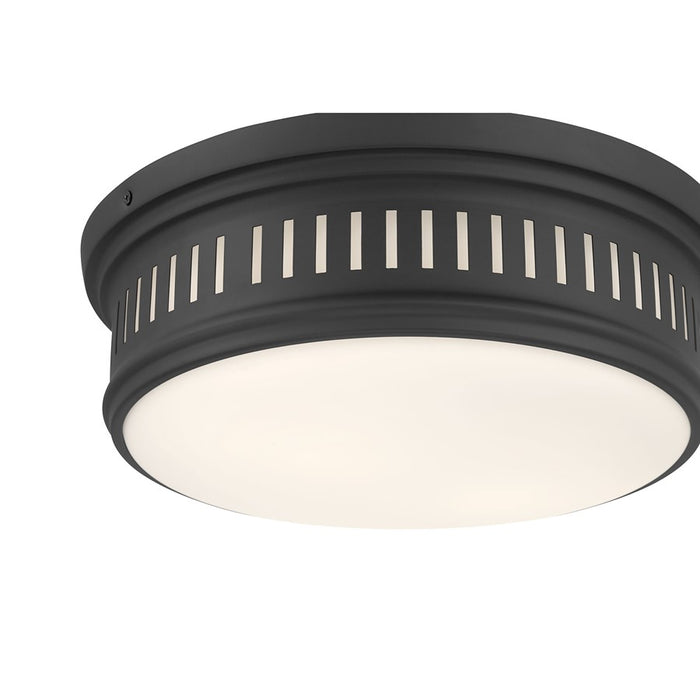 Millennium Lighting Velune 2 Light Flush Mount, Matte Black