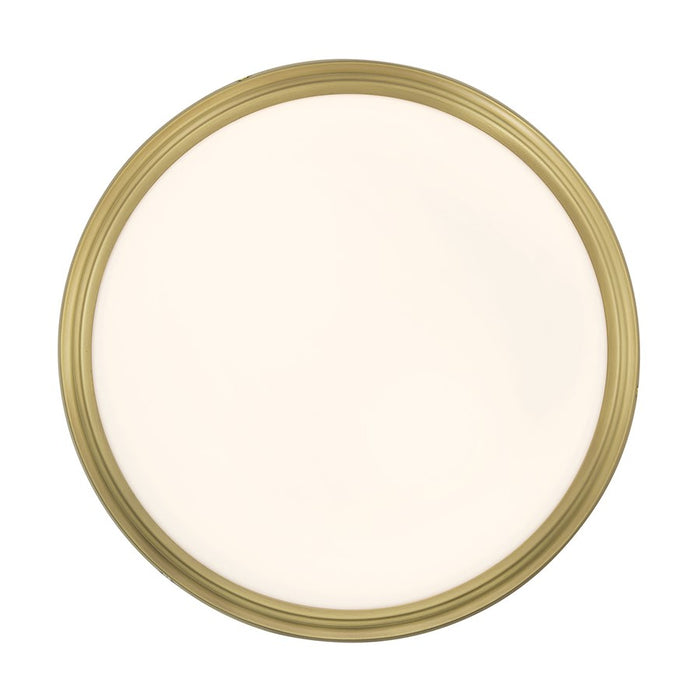 Millennium Lighting Velune 2 Light Flush Mount, Vintage Brass