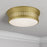 Millennium Lighting Velune 2 Light Flush Mount, Vintage Brass