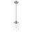 Millennium Lighting Beverlly 1Lt 5" Pendant, Nickel/Clear Beveled - 9511-BN