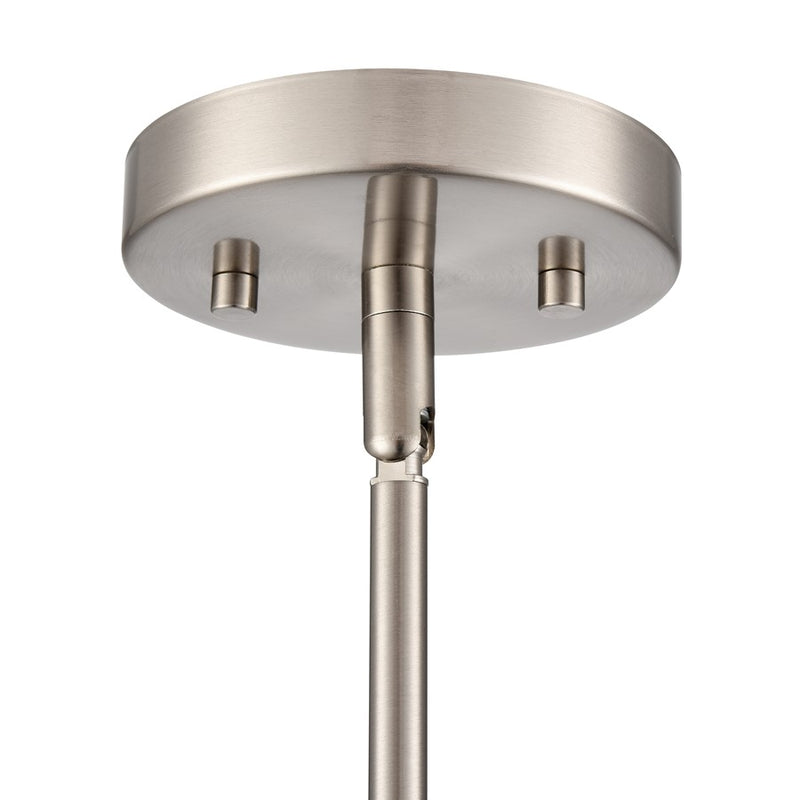 Millennium Lighting Beverlly 1Lt 5" Pendant, Nickel/Clear Beveled