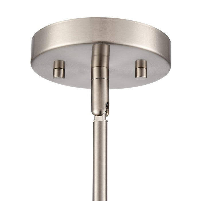 Millennium Lighting Beverlly 1Lt 5" Pendant, Nickel/Clear Beveled