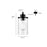 Millennium Lighting Beverlly 1Lt 5" Pendant, Nickel/Clear Beveled