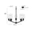 Millennium Lighting Beverlly 5Lt 26" Chandelier, Nickel/Clear Beveled