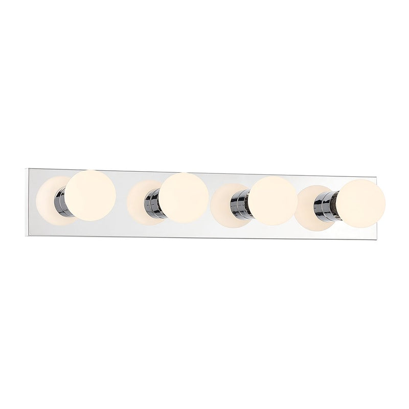 Millennium Lighting Bellisse 4Lt Bathroom VanityLt Bar, Chrome - 96104-CH