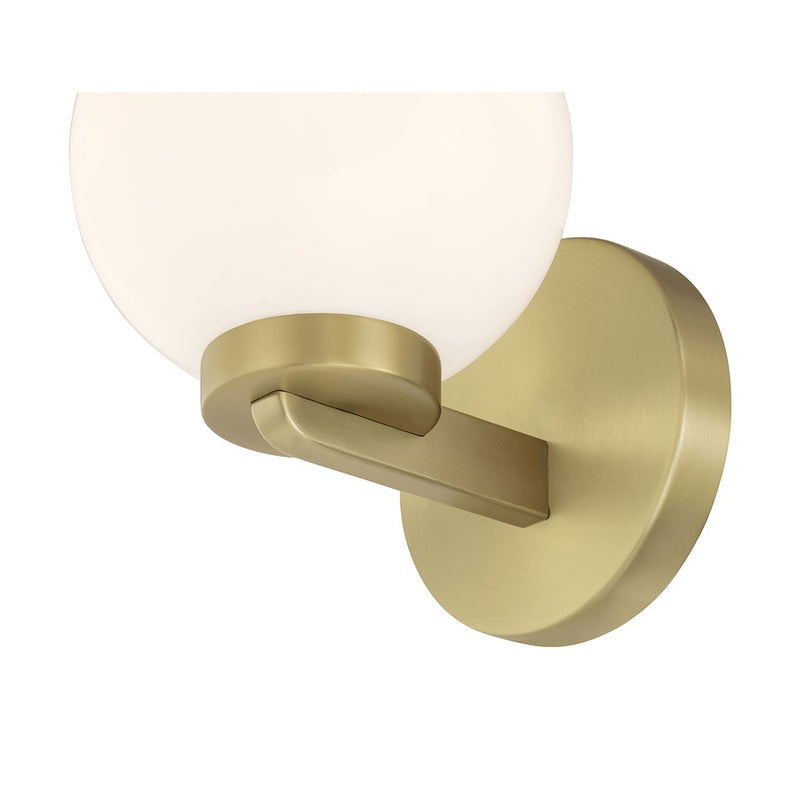 Millennium Lighting Ardeva 1Lt Wall Sconce, Brass/Shiny Opal