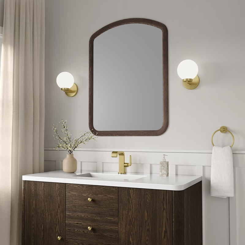 Millennium Lighting Ardeva 1Lt Wall Sconce, Brass/Shiny Opal