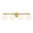 Millennium Ardeva 4Lt Bathroom Vanity Light, Brass/Shiny Opal