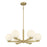 Millennium Lighting Ardeva 6Lt Chandelier, Brass/Shiny Opal - 97106-VB