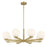 Millennium Lighting Ardeva 8Lt Chandelier, Brass/Shiny Opal - 97108-VB