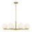 Millennium Lighting Ardeva 8Lt Chandelier, Brass/Shiny Opal