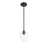 Millennium Ashford 1 Light 38" Mini-Pendant Light, Matte Black