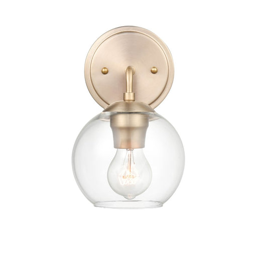 Millennium Lighting 1 Light Wall Sconce, Modern Gold/Clear