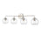 Millennium Lighting 4 Light Vanity Light, Brushed Nickel/Clear