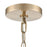 Millennium Lighting Senoia 5Lt 25" Chandelier, Modern Gold