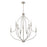 Millennium Lighting Senoia 9Lt Chandelier, Brushed Nickel