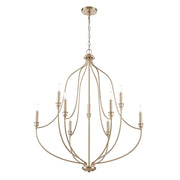 Millennium Lighting Senoia 9Lt 33" Chandelier, Modern Gold - 98009-MG