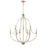 Millennium Lighting Senoia 9Lt 33" Chandelier, Modern Gold