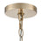 Millennium Lighting Senoia 9Lt 33" Chandelier, Modern Gold