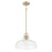 Millennium Lighting Clarien 1 Light Pendant, Modern Gold/Clear - 98101-MG