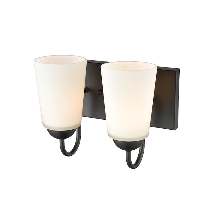 Millennium Lighting Vanity, Clear Seeded