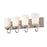 Millennium Lighting Vanity, Clear Seeded