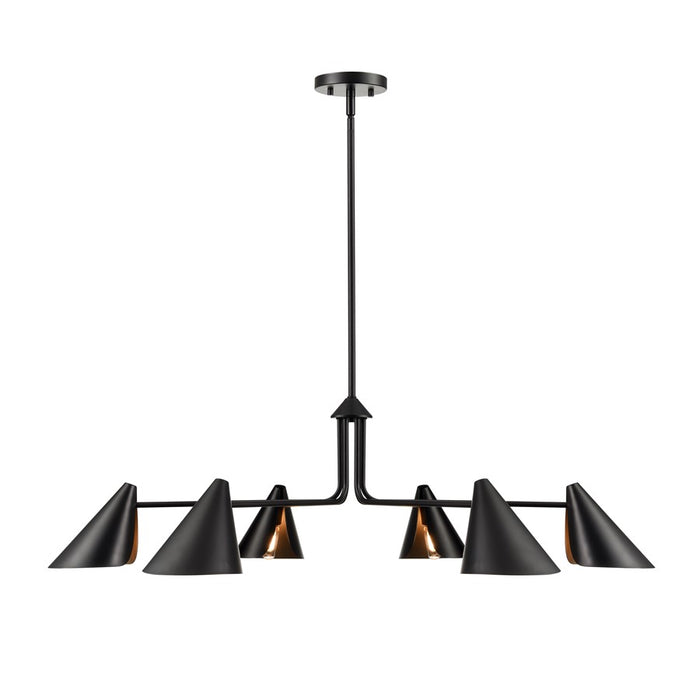 Millennium Lighting Warhol 6Lt Chandelier, Black