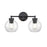 Millennium Lighting Jonatan 2Lt Vanity, Black - 99102-MB
