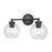 Millennium Lighting Jonatan 2Lt Vanity, Black