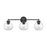 Millennium Lighting Jonatan 3Lt Vanity, Black - 99103-MB