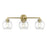 Millennium Lighting Jonatan 3Lt Vanity, Vintage Brass - 99103-VB