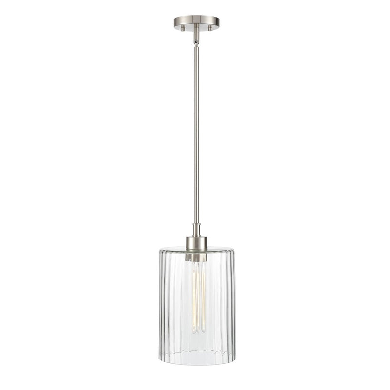 Millennium Lighting Chastine 1Lt Pendant, Brushed Nickel