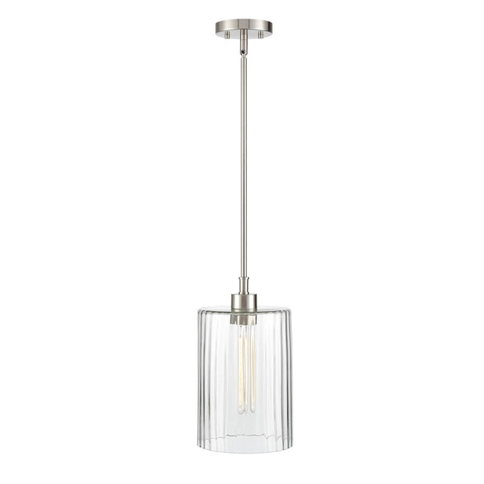 Millennium Lighting Chastine 1Lt Pendant, Brushed Nickel