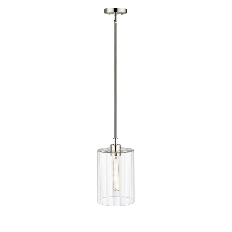 Millennium Lighting Chastine 1Lt Pendant, Polished Nickel