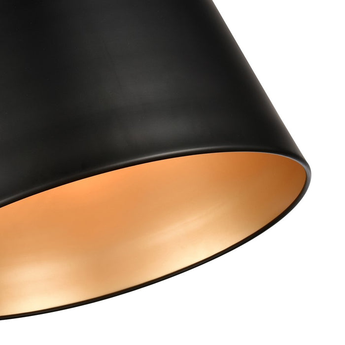 Millennium Lighting Allson 3Lt Pendant, Black