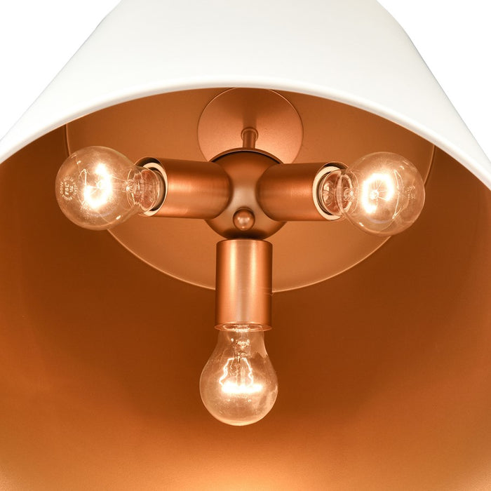 Millennium Lighting Allson 3Lt Pendant, White