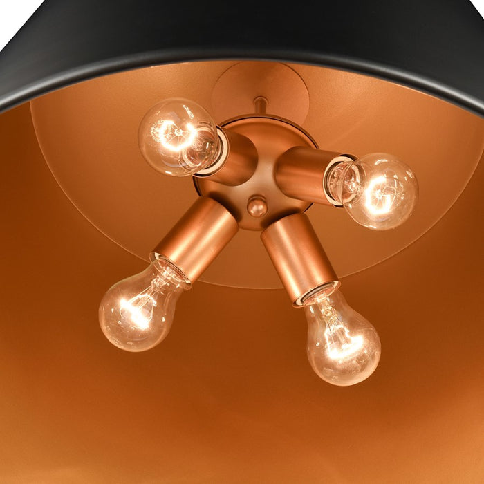 Millennium Lighting Allson 4Lt Pendant, Black