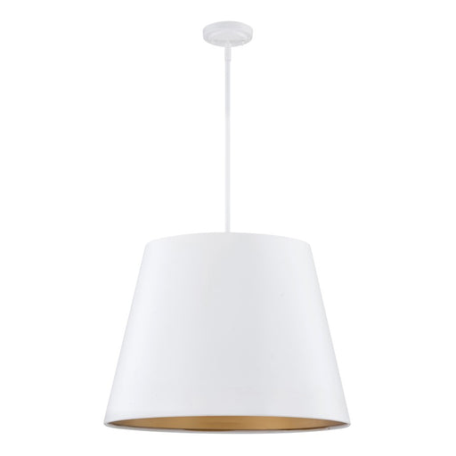 Millennium Lighting Allson 4Lt Pendant, White