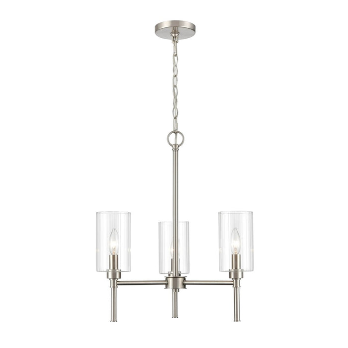 Millennium Lighting Chastine 3Lt Chandelier, Brushed Nickel