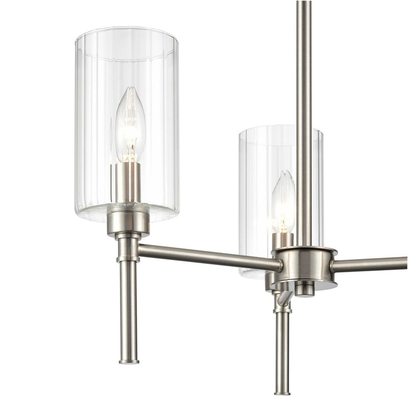 Millennium Lighting Chastine 3Lt Chandelier, Brushed Nickel