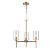 Millennium Lighting Chastine 3Lt Chandelier, Modern Gold - 9913-MG
