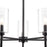 Millennium Lighting Chastine 5Lt 24" Chandelier, Black/Clear Beveled