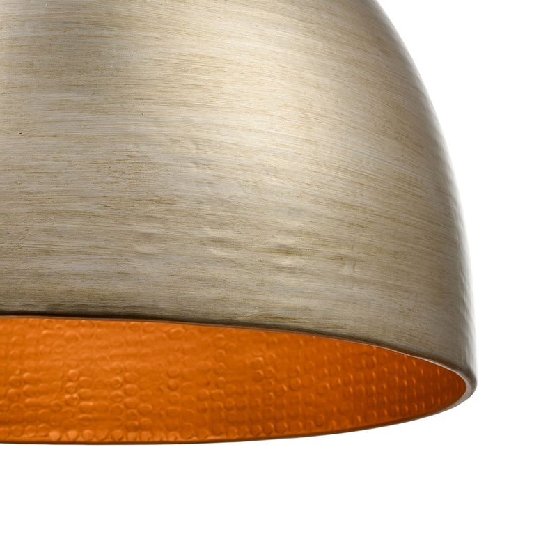 Millennium Lighting Arrco 3Lt Pendant, Antique Silver Leaf