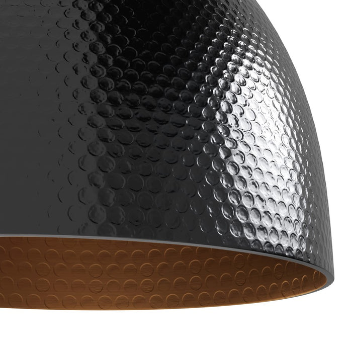 Millennium Lighting Arrco 3Lt Pendant, Black Stainless Steel