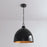 Millennium Lighting Arrco 3Lt Pendant, Black Stainless Steel