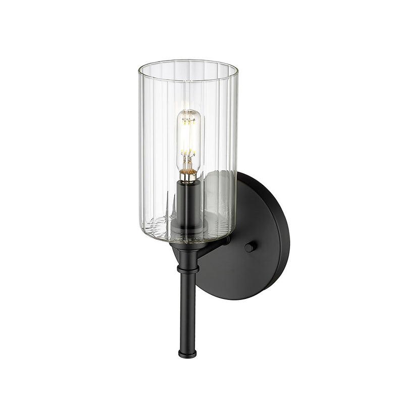 Millennium Lighting Chastine 1Lt Wall Sconce, Black