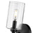 Millennium Lighting Chastine 1Lt Wall Sconce, Black