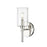 Millennium Lighting Chastine 1Lt Wall Sconce, Polished Nickel