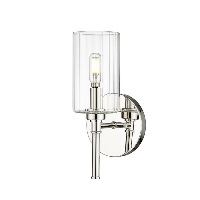 Millennium Lighting Chastine 1Lt Wall Sconce, Polished Nickel