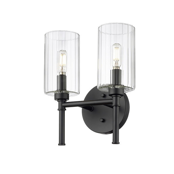 Millennium Lighting Chastine 2Lt Vanity, Black